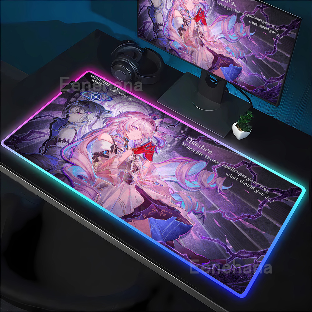 Gaming Keyboard No Rgb - แผ่นรองเมาส์ RGB สำหรับเล่นเกม Wuthering Waves Denia