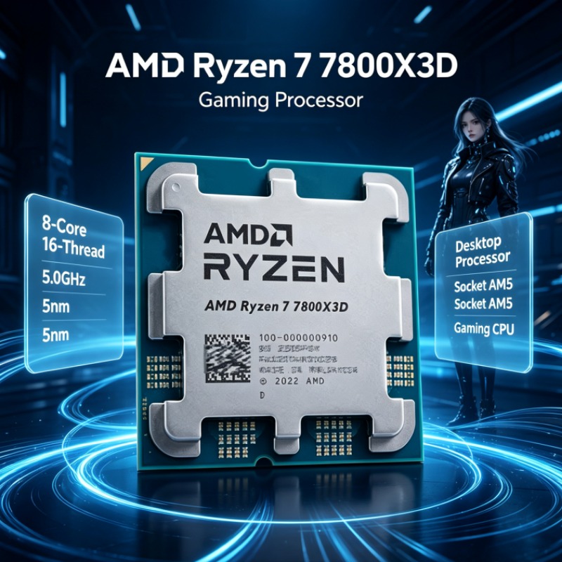 Amd Cpu Ryzen 7 - Ryzen 7 7800X3D AMD ซีพียูเดสก์ท็อป แคช