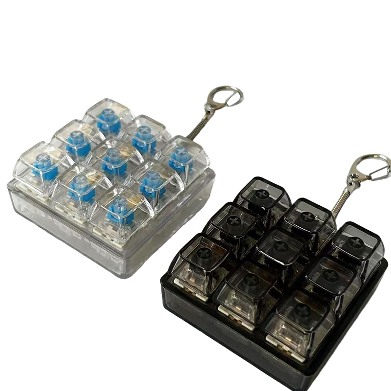 Gaming Keyboard Test - เครื่องทดสอบแกนคีย์บอร์ดแบบกลไก 4-9 รู สำหรับคีย์บอร์ด LED ของเล่นคลายเครียด