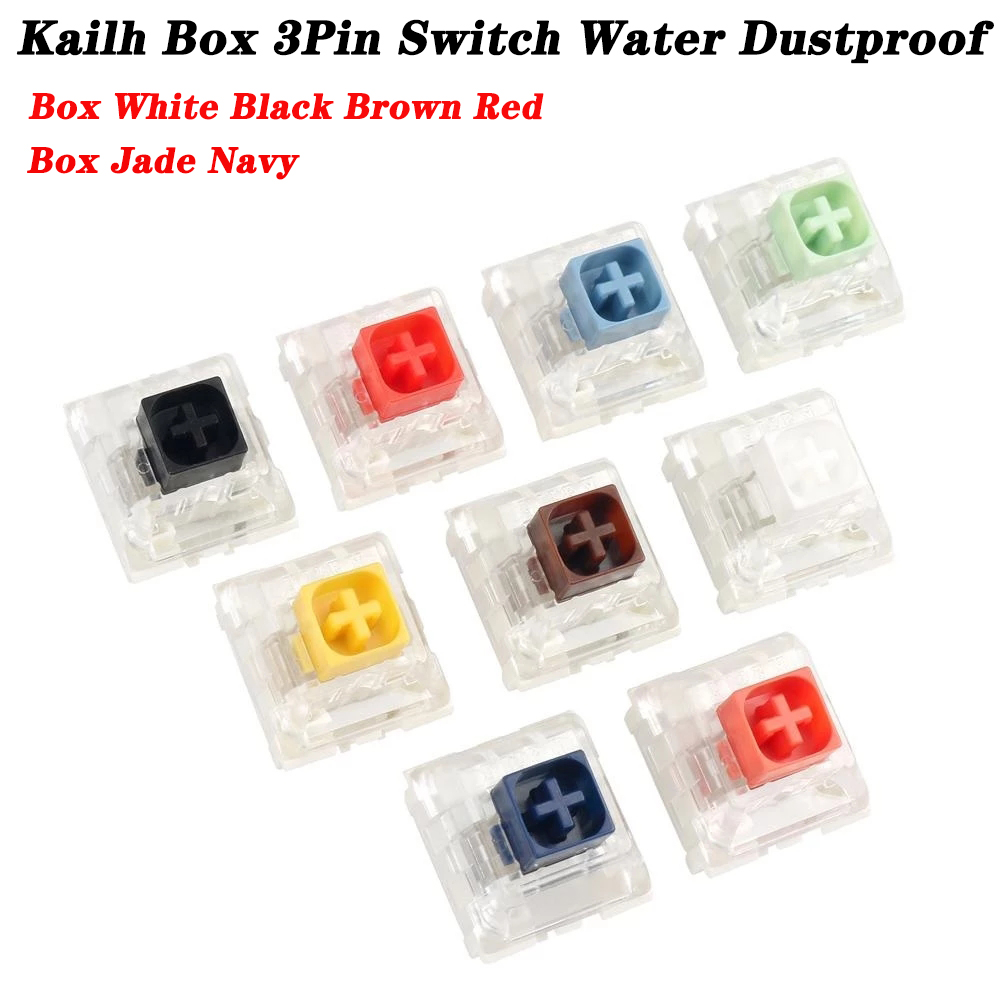 Keyboard Gaming Blue Switch - Kailh กล่อง Mx Switches สีขาวสีแดงสีดํา Navy