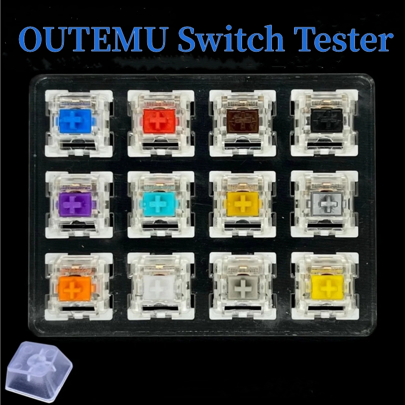 Gaming Keyboard Test - Outemu เครื่องทดสอบสวิทช์สําหรับคีย์บอร์ดเกมสวิทช์ 9 12 Key Blue