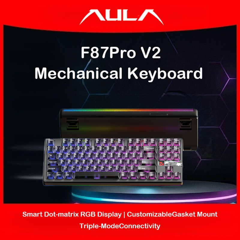 AULA F87 Pro V2 คีย์บอร์ดแมคคา - Gaming Keyboard Hot Swappable บทวิจารณ์และราคา