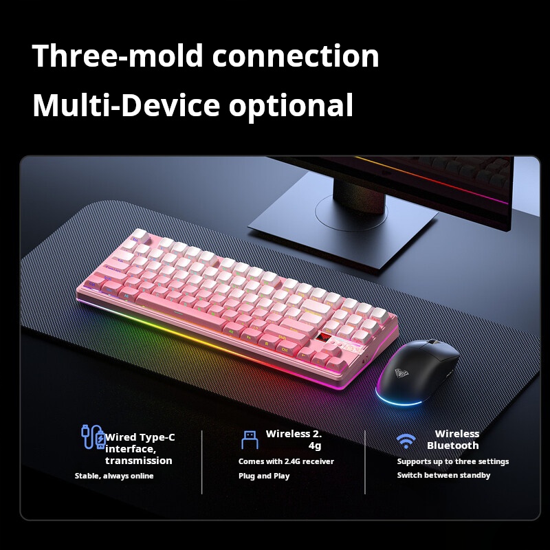 AULA F87 Pro V2 คีย์บอร์ดแมคคา - Gaming Keyboard Hot Swappable บทวิจารณ์และราคา