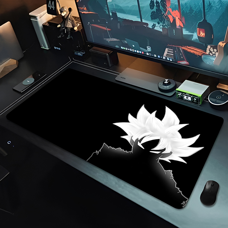 แผ่นรองเมาส์อนิเมะ DBZ สีดำ ลา - Gaming Keyboard Nearby บทวิจารณ์และราคา