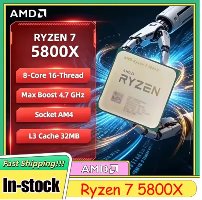AMD R7 5800X Ryzen 7 5800X ซีพ - Amd Cpu Ryzen 7 บทวิจารณ์และราคา