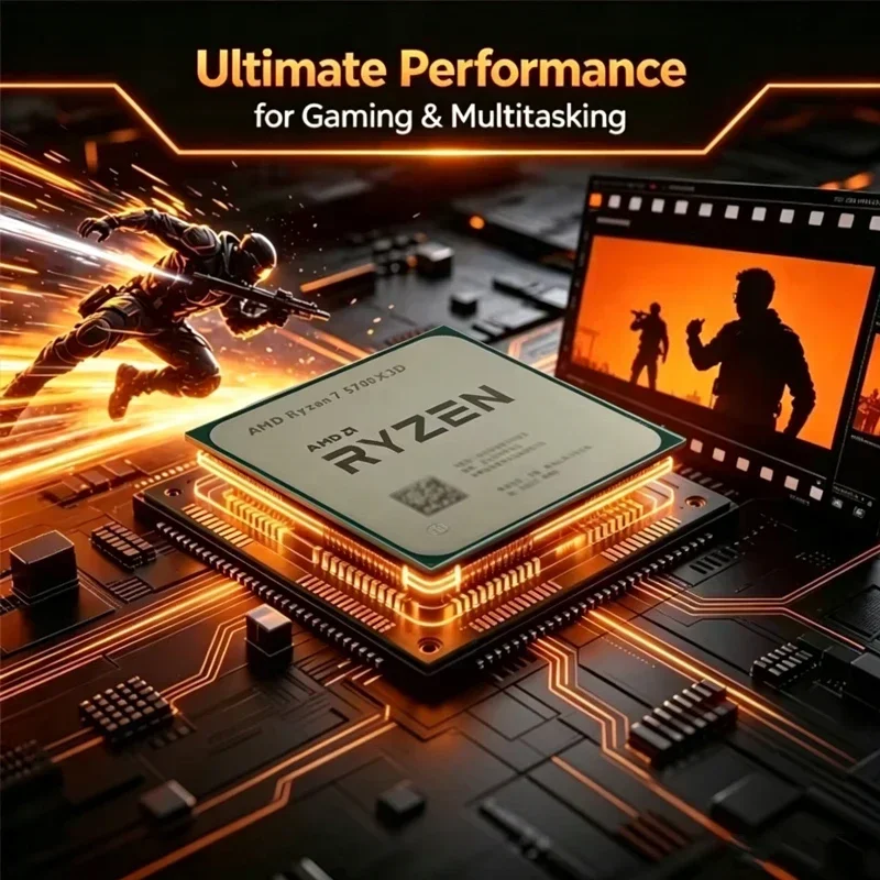 AMD Ryzen 7 5700X3D ซีพียูเดสก - Amd Cpu Ryzen 7 บทวิจารณ์และราคา