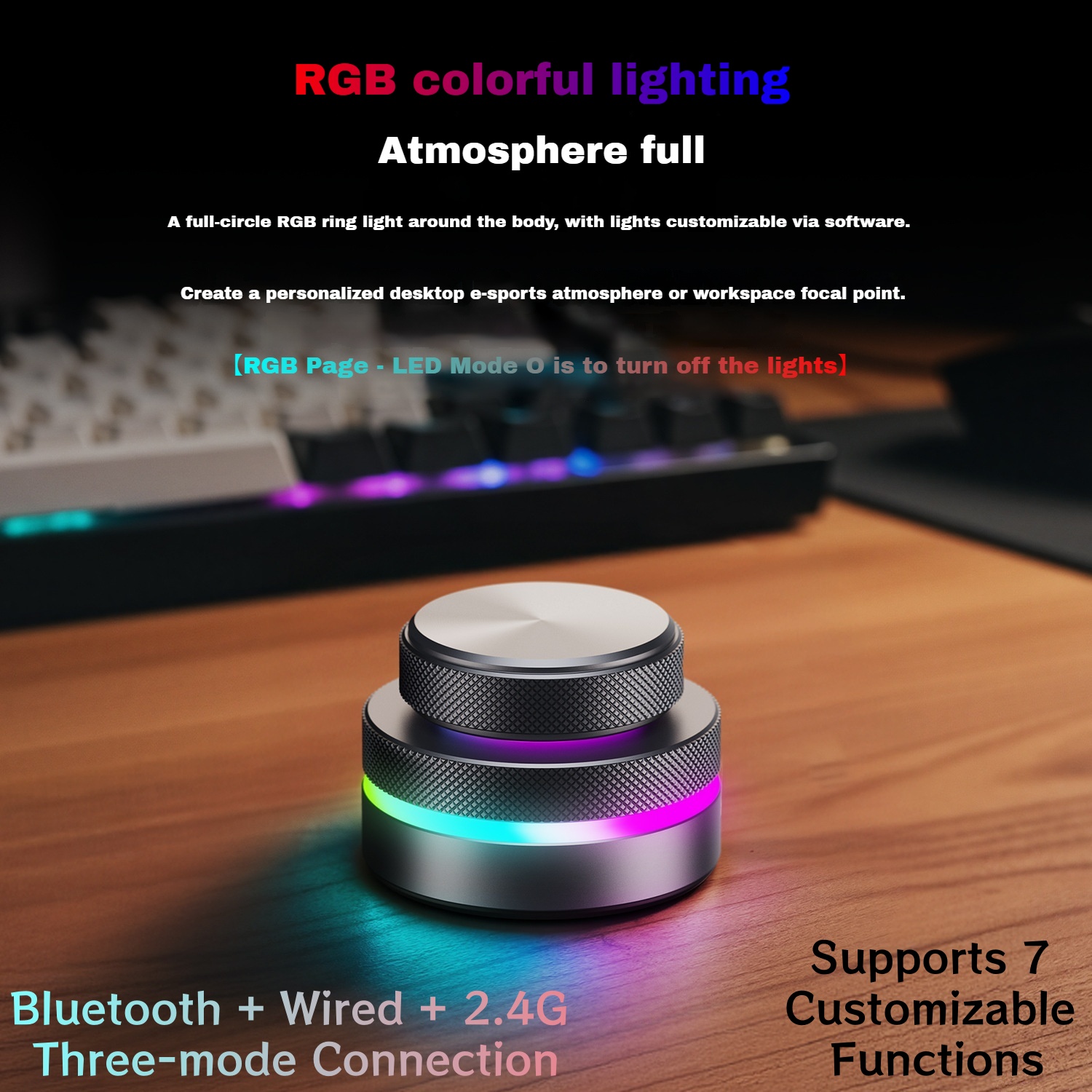 คีย์บอร์ดไร้สาย RGB แบบปุ่มหมุ - Gaming Keyboard No Rgb บทวิจารณ์และราคา