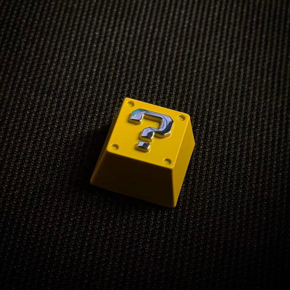 คีย์แคปโลหะลายบล็อกคำถามพิกเซล - Gaming Keyboard Nearby บทวิจารณ์และราคา