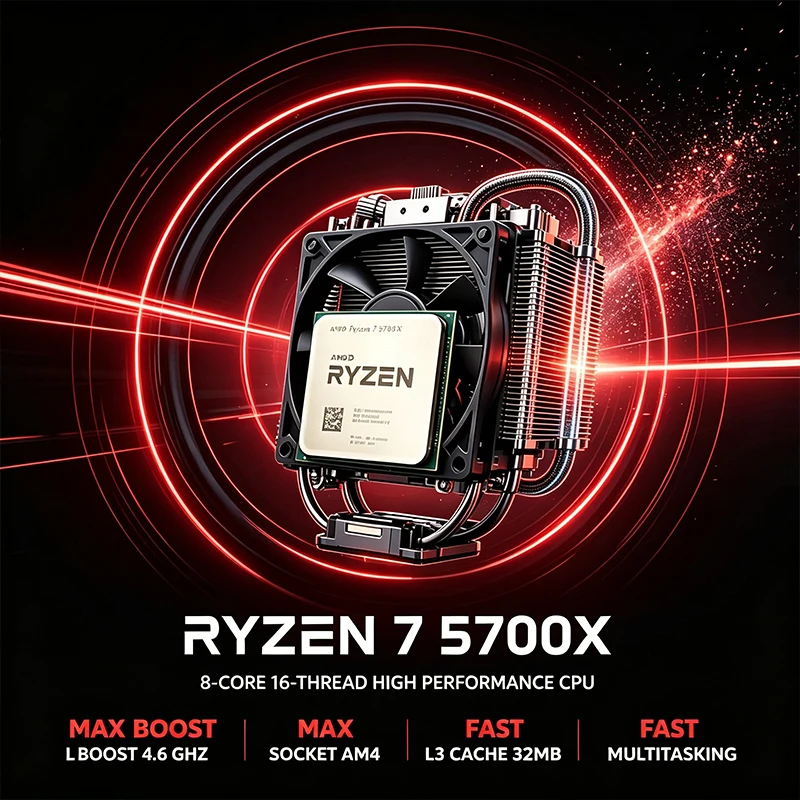 โปรเซสเซอร์ AMD Ryzen 7 5700X  - Amd Cpu Ryzen 7 บทวิจารณ์และราคา