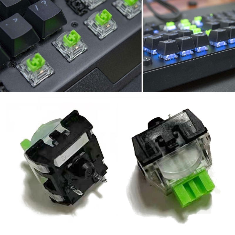 2ชิ้นสวิตช์ RGB สีเขียว3Pin สำ - Gaming Keyboard No Rgb บทวิจารณ์และราคา