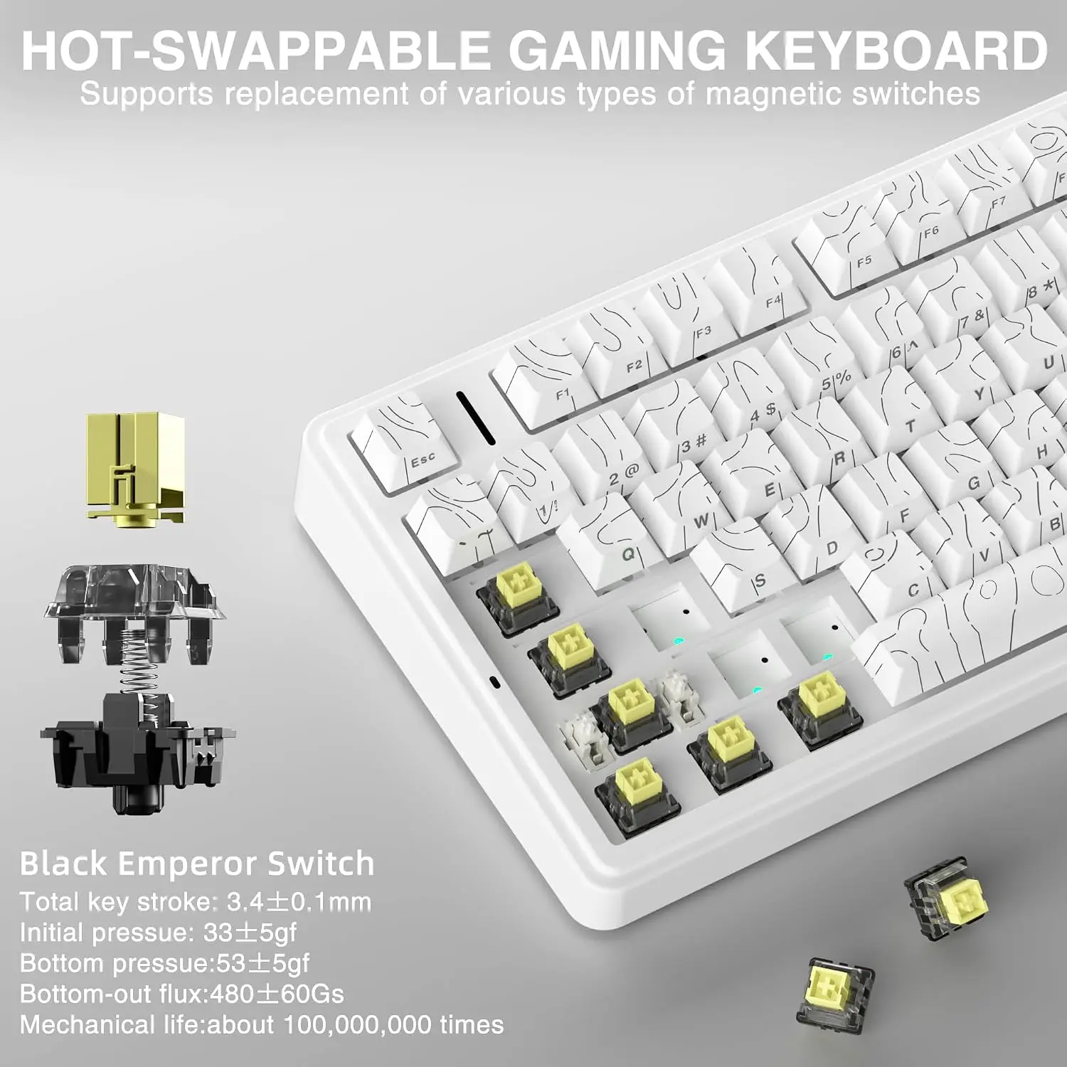 AULA F75 HE คีย์บอร์ดแม่เหล็ก  - Gaming Keyboard Nearby บทวิจารณ์และราคา